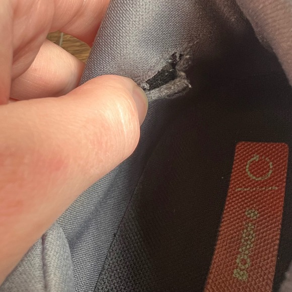 Hoka Bondi 8 Mens 10.5D Castlerock Flame Grey Orange Running Shoes 1123202 CFLM - Picture 8 of 8